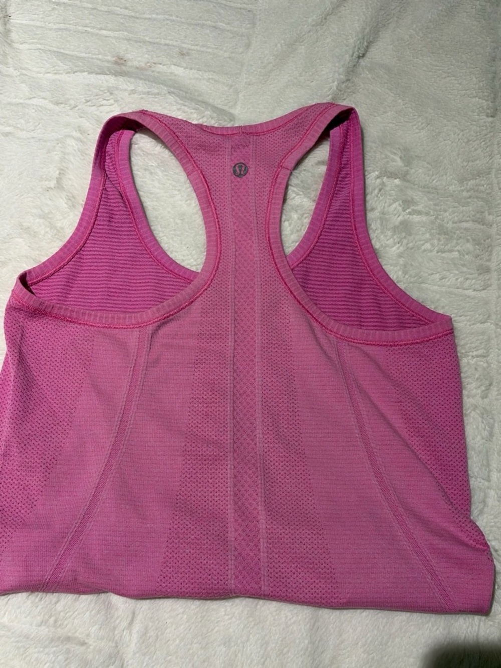 lululemon athletica Fuchsia Mesh Racerback Tank
